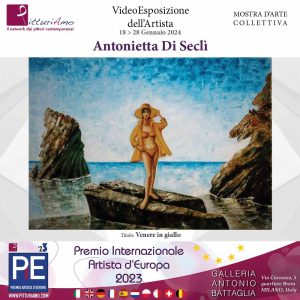 Premio Artista d'Europa 2023 - VideoEsposizione presso la Galleria Antonio Battaglia, Brera